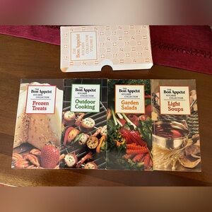 ✅ Bon Appetit Kitchen Collection Vol 2 Mini Cookbooks. Published 1987